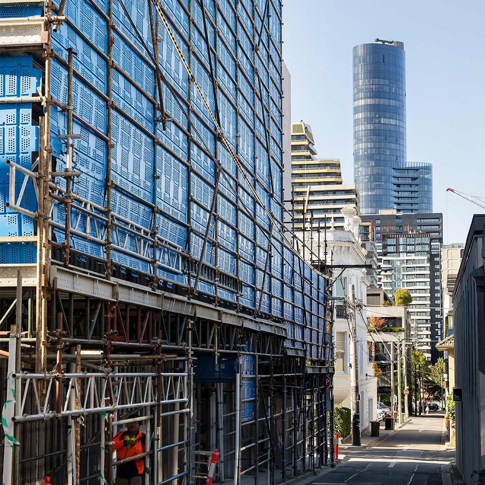 Industrial scaffolding in Melbourne