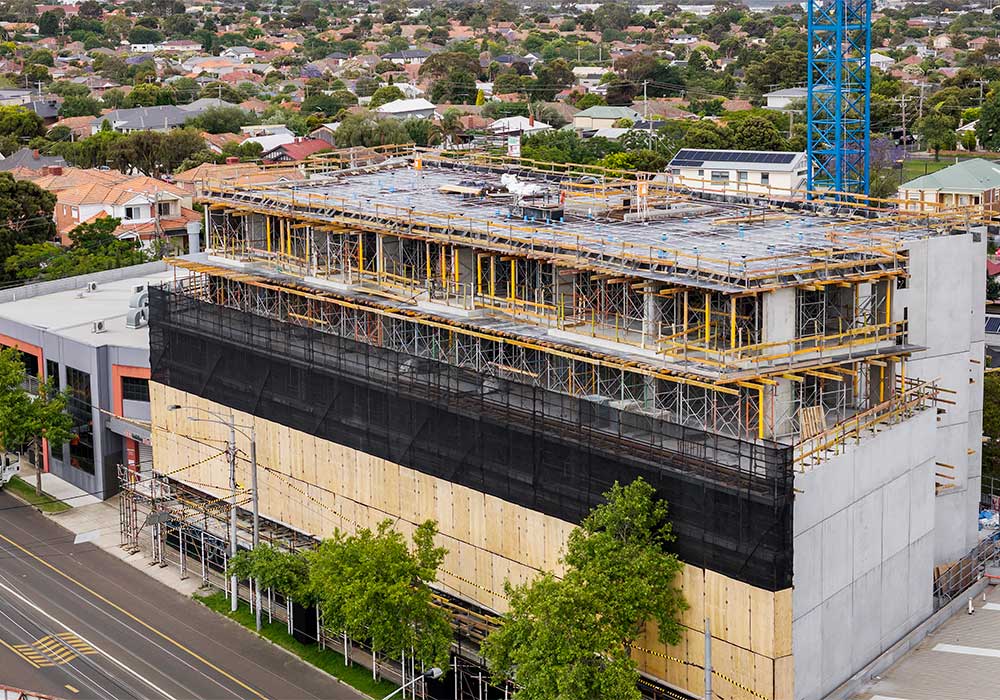 Commercial scaffolding